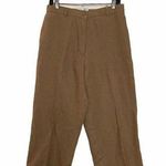 Jillian Jones 100% Linen Brown Lagenlook Pants Size 10 Photo 0
