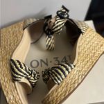 On 34th Women's Nihari Knot Wedge Sandals nwt Black Size 9 Photo 8