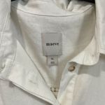 Anthropologie  Maeve White Linen Blend Tiered Mini Dress Boho Resort Coastal XL Photo 8