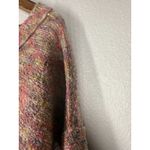 Anthropologie Pilcro Pink Rainbow Cropped Sweater Womens Sz S Oversized Boxy Photo 2
