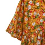 Umgee Boho Floral Roses Babydoll Top Photo 1