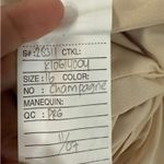 Kennedy Blue  , Elegant Cream Maxi Dress with Ruched Detail Photo 10