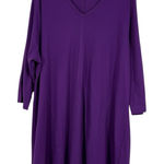 Ulla Popken Womens Purple Tunic Dress Size 20/22 V Photo 0