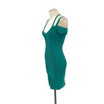 Bebe  x Naven Half Sleeve Bandage‎ Bodycon Dress Botanical Green Size XXS Photo 3