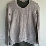 Madewell  Colorblock Faux Wrap Heavy Knit Crewneck Sweater Photo 0