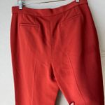 Rosetta Getty Trouser Red Cropped Tapered High Rise Dress Pants Size 10 Photo 10