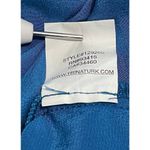 Trina Turk Keyhole Flowy Silk Blouse Blue Small Photo 9