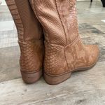 Baretraps  Mallory Alligator Knee High Boots 6 Brown Boho‎ Western Comfort Shoes Photo 6
