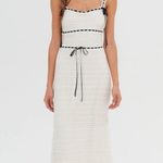 For Love & Lemons  White Mayfair Knit Dress XS Photo 5