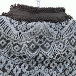 Nanette Lepore GUC Blue Textured Pattern Blazer with Black Accents-Size 0 Photo 7