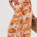 Free People NEW Carmen off shoulder jumpsuit Photo 0