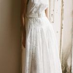 ZARA  maxi sun dress boho crochet belt lace halter flowy summer vacation Photo 13