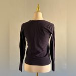 Philosophy  Navy V-Neck Long Sleeve Top | Size: S Photo 1
