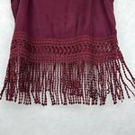 Charlotte Russe Women's Boho Crop Top Tank Sz Small Sleeveless Boho Photo 1