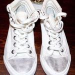 White Hightop Shimmer Toe Size 8.5 Photo 0