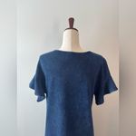 Anthropologie Saturday Sunday Odette Ruffle Sleeve Mini Dress Indigo Size XS Photo 6