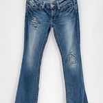 Big star  sweet ultra low distressed flare bootcut western Y2K bohemian size 27 Photo 0