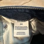 BKE  Blue Skinny Jeans with Faded Whiskering Photo 3