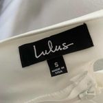 Lulus new  white tank skater low back dress size small Photo 2