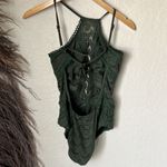 Becca Re Virtue Green Crocheted Lace Bathing suit Photo 6