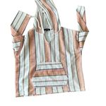 Ocean Drive  Hoodie Womens M‎ Beach Stripes Terry Pullover Photo 1