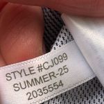 J.Crew  Lizzie high-rise patch-pocket wide-leg pant Antique Navy White stripe NWT Photo 6