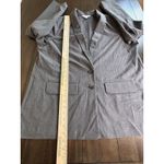 Old Navy  Blazer Suit jacket Gray Pinstripe Womens XL Tall NEW! Viscose Blend Photo 3
