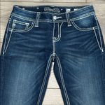 Miss Me  Low Rise Super Skinny Embellished Stretch Blue Jeans Size 26 Photo 1