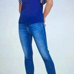 Scotch & Soda Maison Scotch Haut High-Rise Skinny Jeans Raw Hem Sz 26 / 32 Photo 0