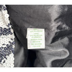 Lilly Pulitzer Dress Womens 00 Black White Zebra Print Sheath Sequins Going Out Photo 7