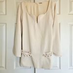 Alexis Cream Azize Split Sleeve Chain Mini Dress Size Small Photo 3