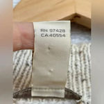 white + warren wool cashmere 3 hook grandpa cardigan oatmeal size medium Gray Photo 8