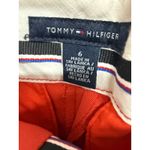 Tommy Hilfiger  Orange Ankle Straight Leg  Chino Pants Size 6 NWT Prep Academia Photo 4