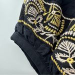 Free People  Rock With It Black Embroidered Off the‎ Shoulder Pullover Top Sz M Photo 8