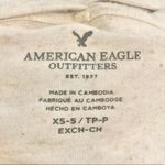 American Eagle WOMEN’S 𝅺 cream geometric print boho top Photo 5