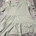 ruffle top green Size M Photo 0