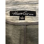 Kenneth Cole  Grey & White Marled Knit Long Jacket  women Small Photo 6