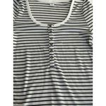 Old Navy ASO Bella Swan ALT Henley Top Medium Striped Twilight Y2K Slim Fit Photo 4