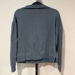 Anthropologie Daily Practice Quarter Zip Pullover Sweatshirt Gray Photo 3