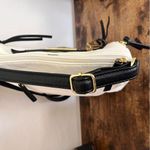 Nicole Miller Multi Zipper Pocket Purse Black and White Crossbody Capsule Photo 3