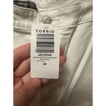 Torrid NWT  Boyfriend Vintage Stretch Mid Rise Shorts Optic White Size 30 Photo 1