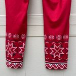NWT Krimson Klover Snowbank Snowflake Legging Crimson Red Size LARGE Photo 4