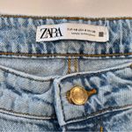 ZARA ‎ Light Wash Mom Jeans Size 8 Photo 4