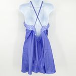 Victoria's Secret VS Womens Coquette Lace Halter Mini Slip Dress Size L Purple Photo 9