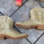 Miz Mooz Cabana Metallic Gold Snake Short Western Boots 7 Flashy Photo 7