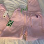 NWT The Rally Club Unisex Royal Pickleball Pink Sweatpants Photo 3
