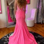 hot pink prom dress Size 0 Photo 1
