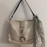Coach  Soho Ring Hobo Chalk Pebble Leather Shoulder Bag B0933 Photo 4