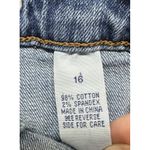 L.A. Blues Women's Size 16 Denim Jean Mini Skirt Pockets 90's Hip Boho Photo 4