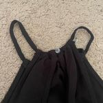 Hollister Romper - Black Spaghetti Strap Halter Top, Size Small Photo 6